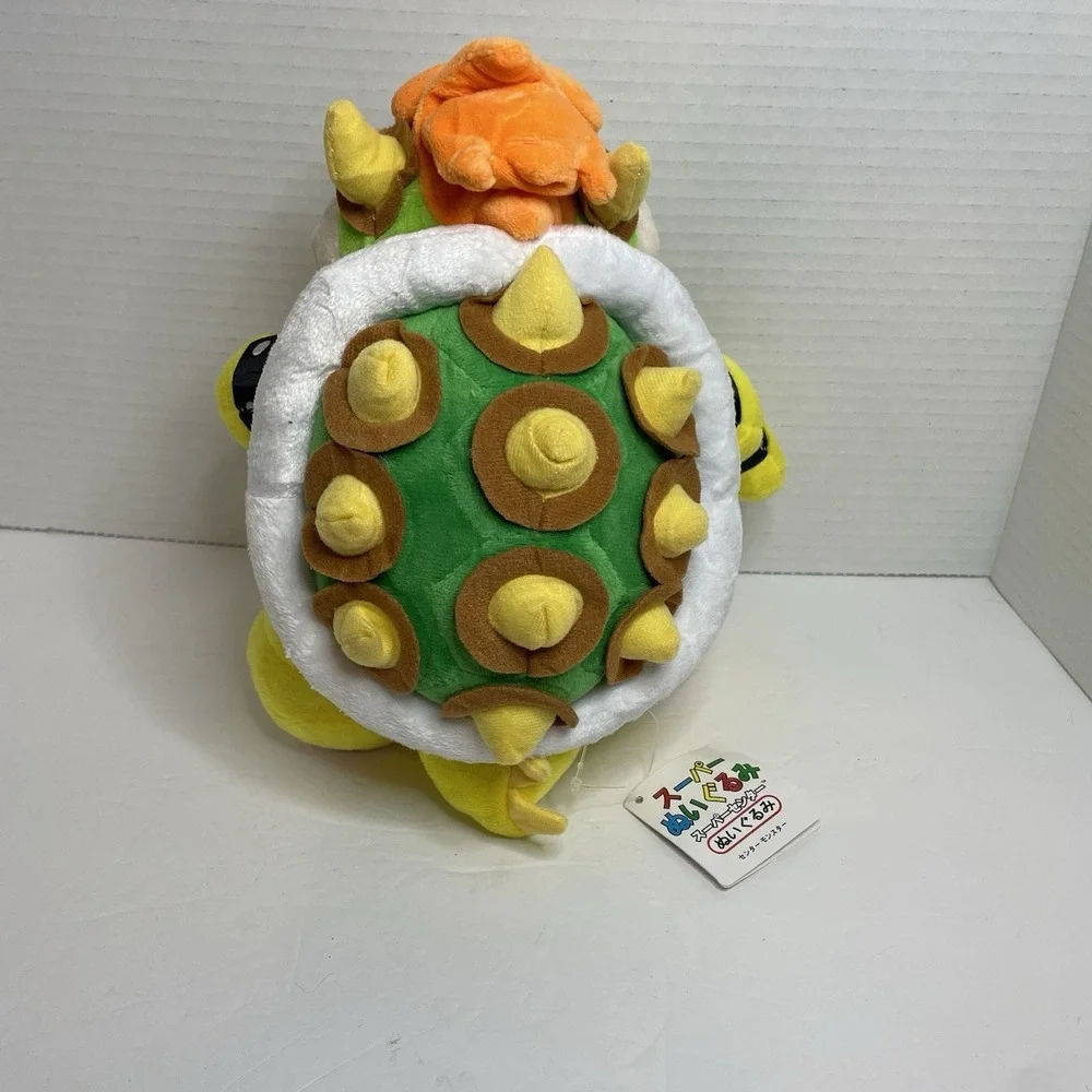 Nintendo Sanei Super Mario HTF King Bowser Stuffed Animal Plush Toy  9
